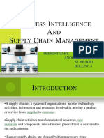 Business Intelligence and Supply Chain Management