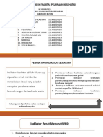 Indikator Kesehatan Di Fasilitas Pelayanan Kesehatan