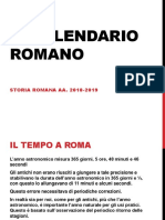 Il Calendario Romano