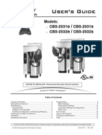 FETCO Brewer Cbs-2030e PDF