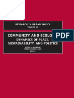 McCright A.M. (Ed.), Clark T.N. (Ed.) - Community and Ecology, Volume 10 - Dynamics of Place, Sustainability, and Politics (Research in Urban Policy) (2006) PDF