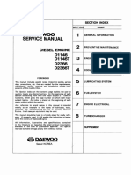 Deawoo Engine D2366 Shop Manual PDF