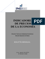 Indicadores Precio Economia 2010