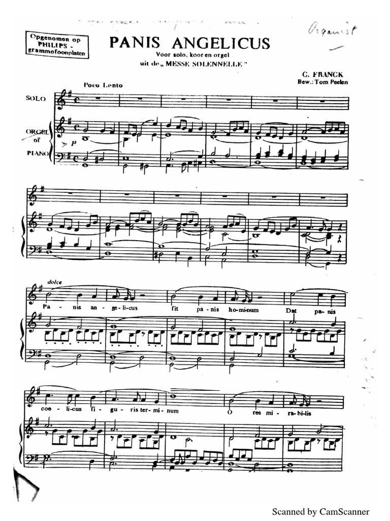 Panis Angelicus | PDF