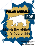 ArcticAnimalsFootprintMatchingActivity