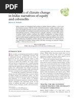 Wires The Politics of Climate Change in India Narratives of Equity and Co-Benefits Dubash PDF