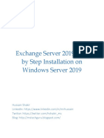 Exchange Server 2019-Step by Step Installation On Windows Server 2019