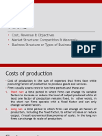 CAIE O Level Firms, Cost, Revenue & Objectives PDF