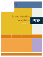 Mains Marathon Compilation For The Month of October, 2019 PDF