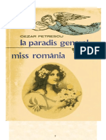 Cezar Petrescu La Paradis General Miss RomaniaV1 0 PDF