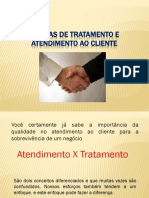 Formas de Tratamento e Atendimento Ao Cliente