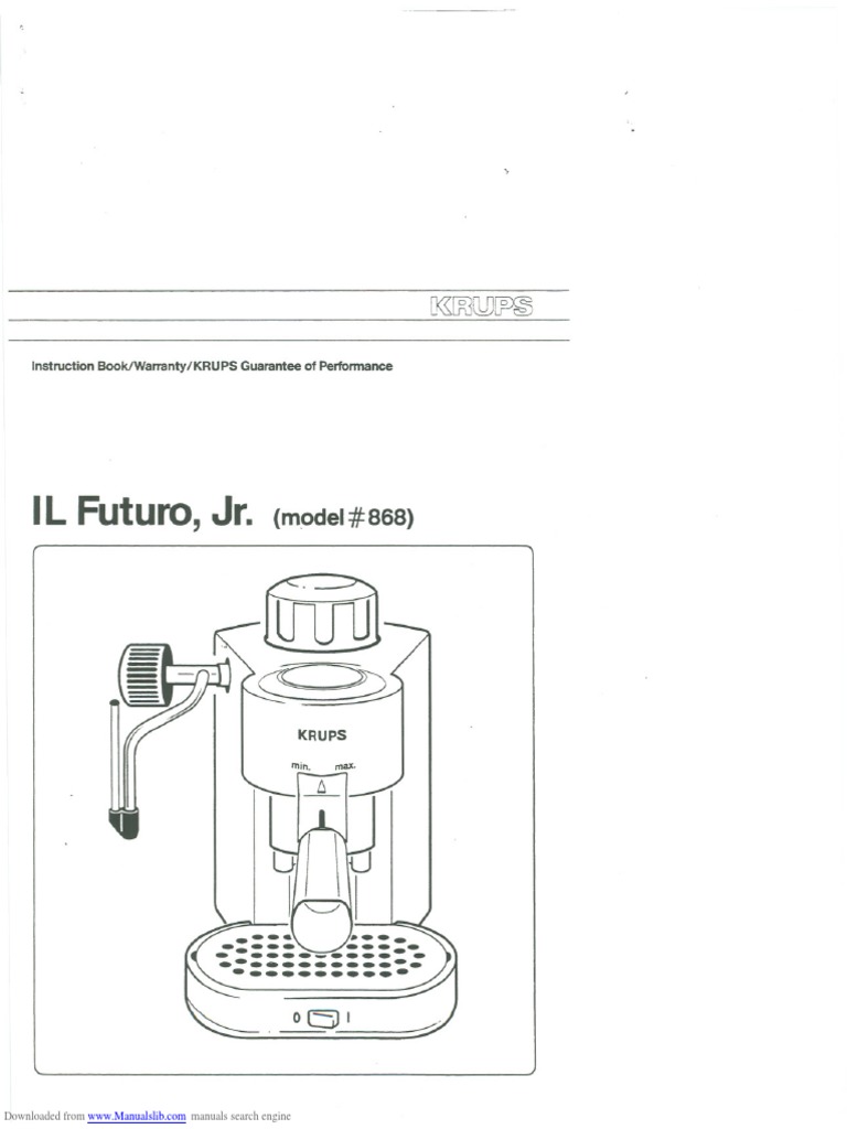 User manual Krups F230 (English - 49 pages)