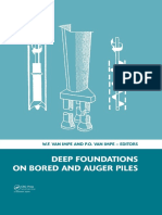 Deep Foundations on Bored and Auger Piles
