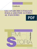 Gli Anarchici Italiani Dalla Grande Guerra - Fabrizio Giulietti PDF