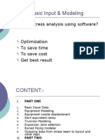 Basic Input & Modeling