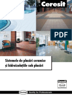 Sistemele de Placari Ceramice Si Hidroizolatiile Sub Placari PDF
