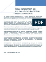 Politica Integrada de Ssoma PDF