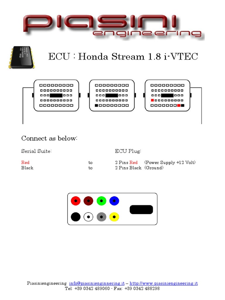 Honda Stream 1.8 ECU Connection Guide | PDF | Games & Activities ...