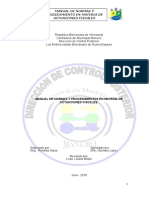 Normas y procedimientos fiscales