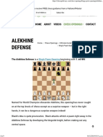Alekhine Defense - Chess Pathways
