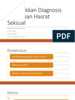 Penegakkan Diagnosis Gangguan Hasrat Seksual