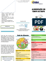 Folheto "Alimentação em Tempo de Gripe"