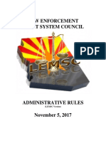 2017 Arizona DPS State Law Enforcement Merit System Council Rules 