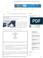 Contoh Model Perjanjian Kerjasama PDF