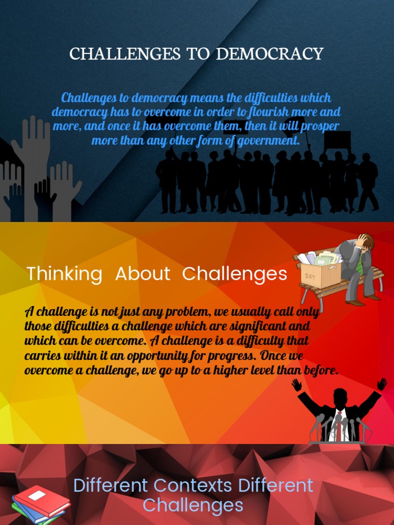 Challenges to Democracy Explained | PDF