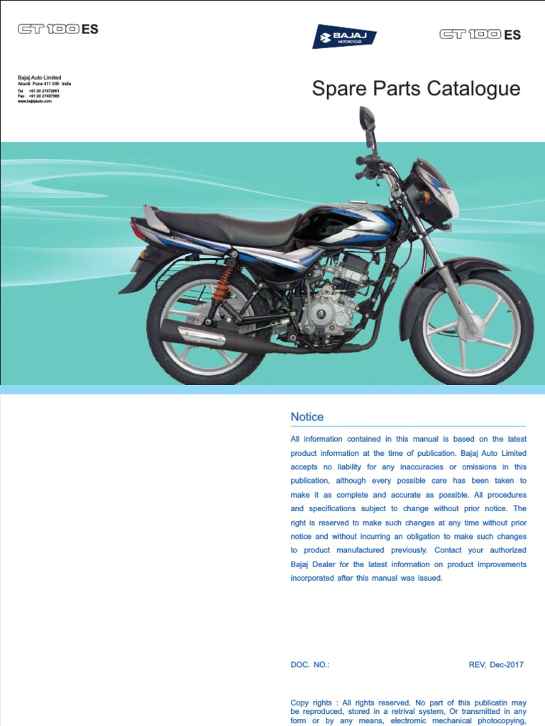 Ct100 Es Bsiv Spc 2019 Pdf Pdf Carburetor Clutch