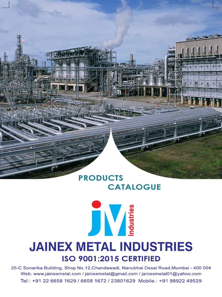 Jainex Metal Catalogue PDF PDF