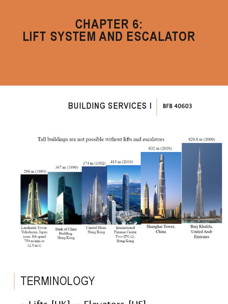 Lift and Escalator Systems Overview | PDF | Escalator | Elevator