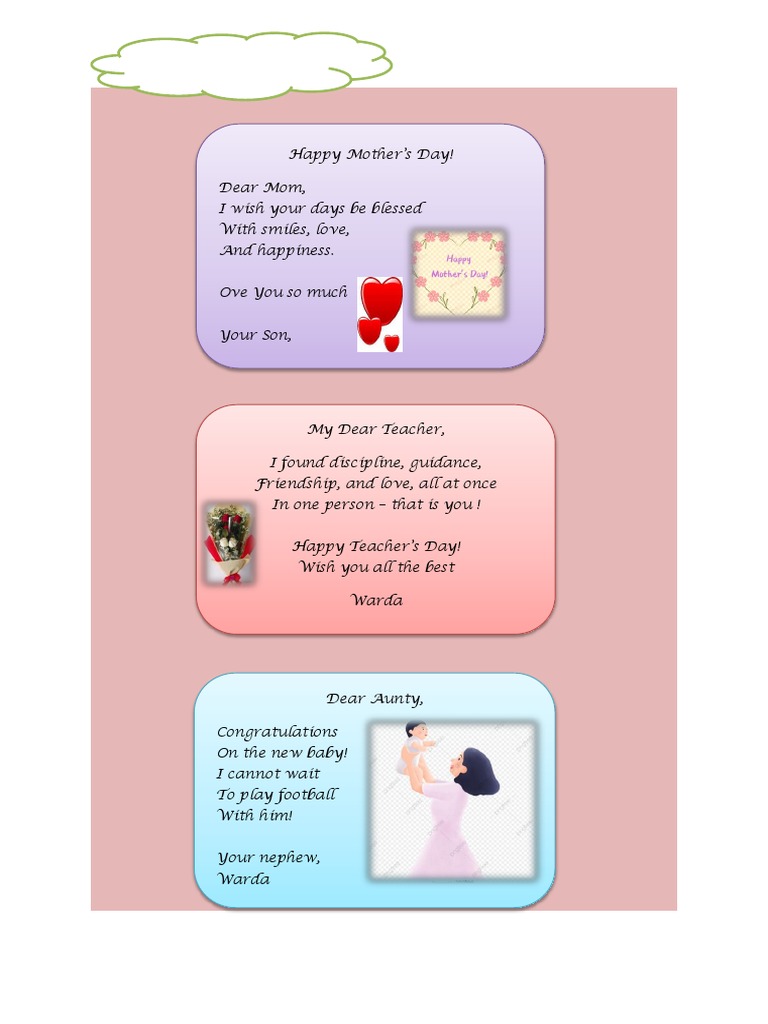 Happy mother day pdf