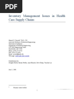 INventory Management at Health Care