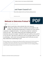 5 Methods To Determine Preheat Temperature