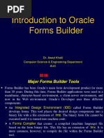 Introduction To Oracle Forms Builder