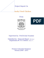 Project Report On KFC PDF