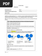 First Math Handout PDF