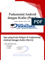 Pertemuan 6 Android Kotlin Fudamentals (Part 6) - 2019