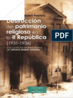 Destrucción de Patrimonio Religioso