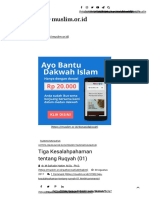 Tiga Kesalahpahaman Tentang Ruqyah PDF