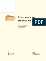 VV - AA. Acceso A Los Archivos en España PDF