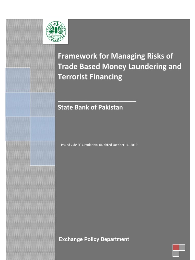 Framework For Managing Risk of TBML &TF 2019 PDF | PDF | Terrorism ...