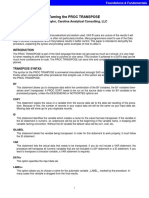 Taming The Proc Transpose PDF