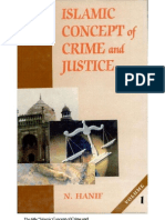 Islamic concept of crime and justice (Vol 1)