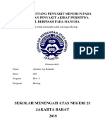 Makalah Tentang Penyakit Menurut Pada Manusia Dan Penyakit Akibat Peristiwa Gagal Berpisah Pada Manusia