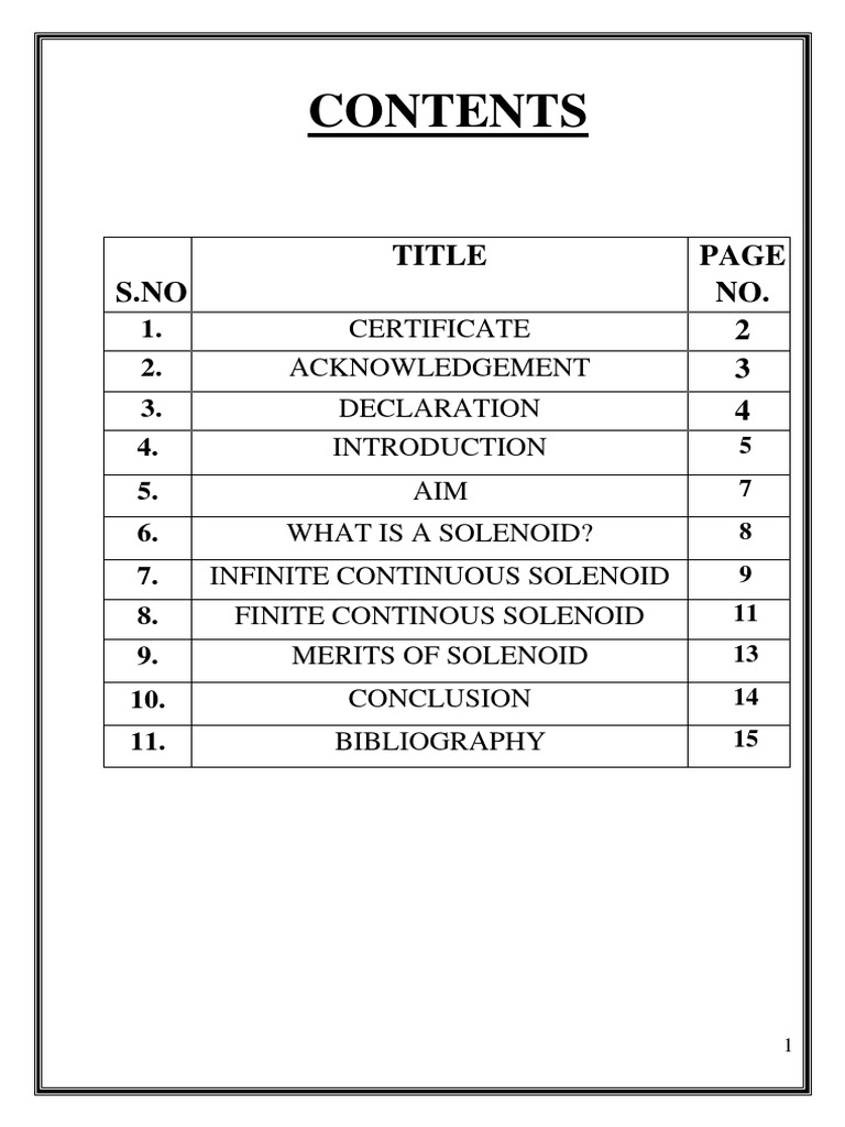 Solenoid Project for Class 12 Physics | PDF | Magnetic Field | Physical ...