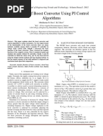 Analysis of Boost Converter