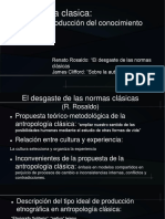 Antropología Clasica:modelos de Producción Del Conocimiento