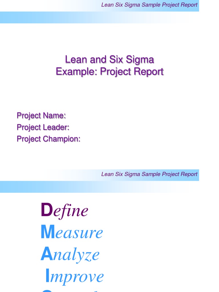 Lean Six Sigma Project Overview | PDF | Accounts Payable | Six Sigma